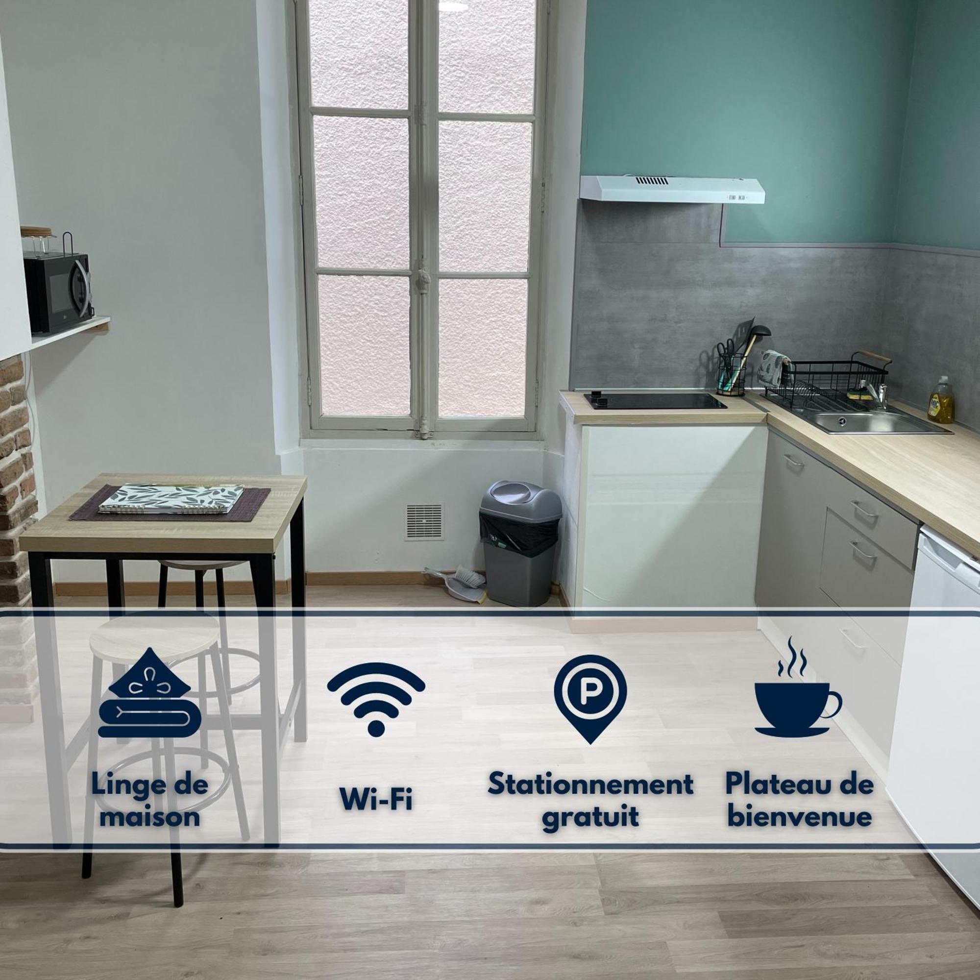 Logement Cosy Avec Stationnement Gratuit Troyes Exteriör bild